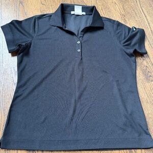 Nike Golf Dri-Fit Black Polo